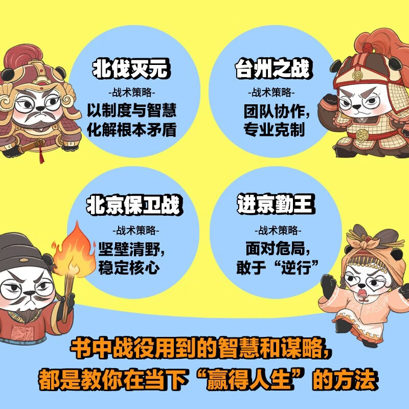 Comics History of China Panda God of War Volume 8+9 Total 2 books by Dongman Comics 7-12 years old Historical Enlightenment Comics The Character of the Ming Dynasty The End of the Dynasty Explains more than 700 years of ancient Chinese history