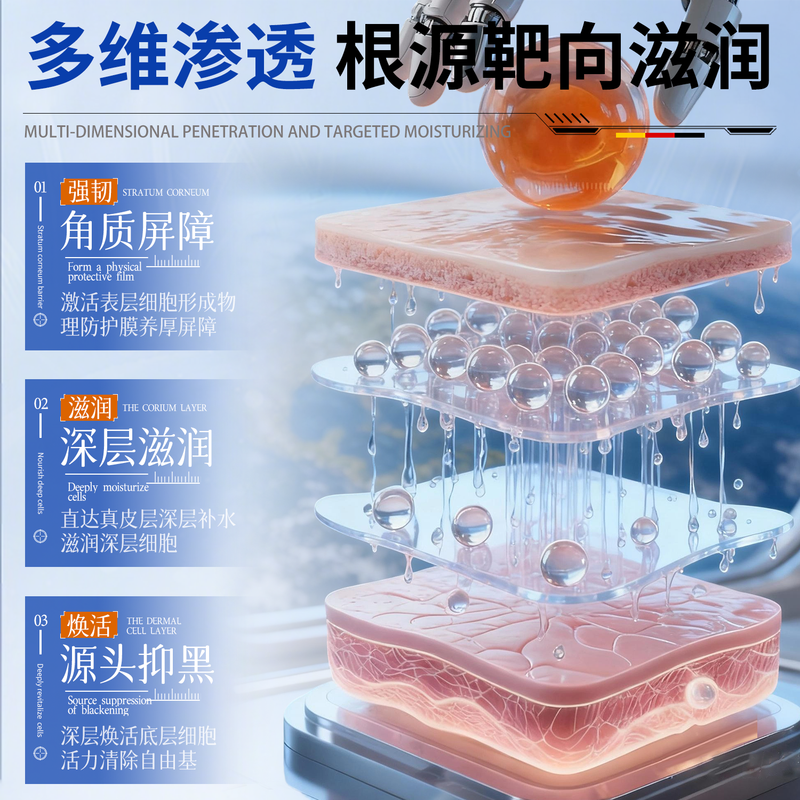 EDRI Vitamin E Glycerin Toner Facial Skin Care Essence Hydrating, Moisturizing, Whitening, Anti-Wrinkle, Firming Arbutin