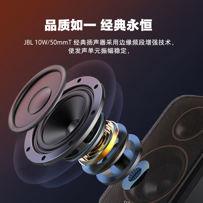 JBL PS3500 Bluetooth Speaker Desktop Audio Computer Desktop Home Indoor Bluetooth Audio Game Subwoofer Birthday New Year Gift White