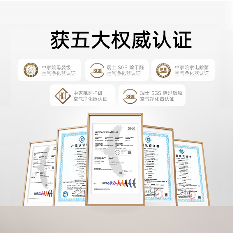 Mijia Xiaomi launches the same model air purifier 6Pro newly upgraded dual-core architecture large space sterilization and aldehyde removal maternal and infant grade household formaldehyde removal purifier