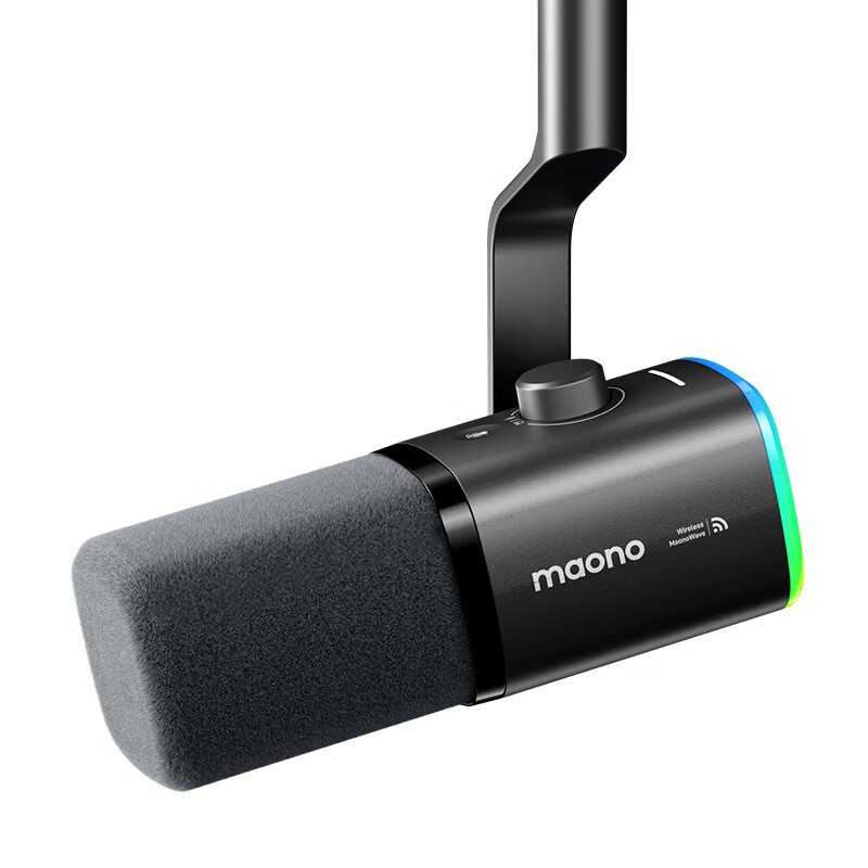Maono wireless microphone desktop computer noise reduction dynamic microphone anchor dedicated game live recording dubbing mobile phone karaoke built-in sound card dual-mode wireless PD100W