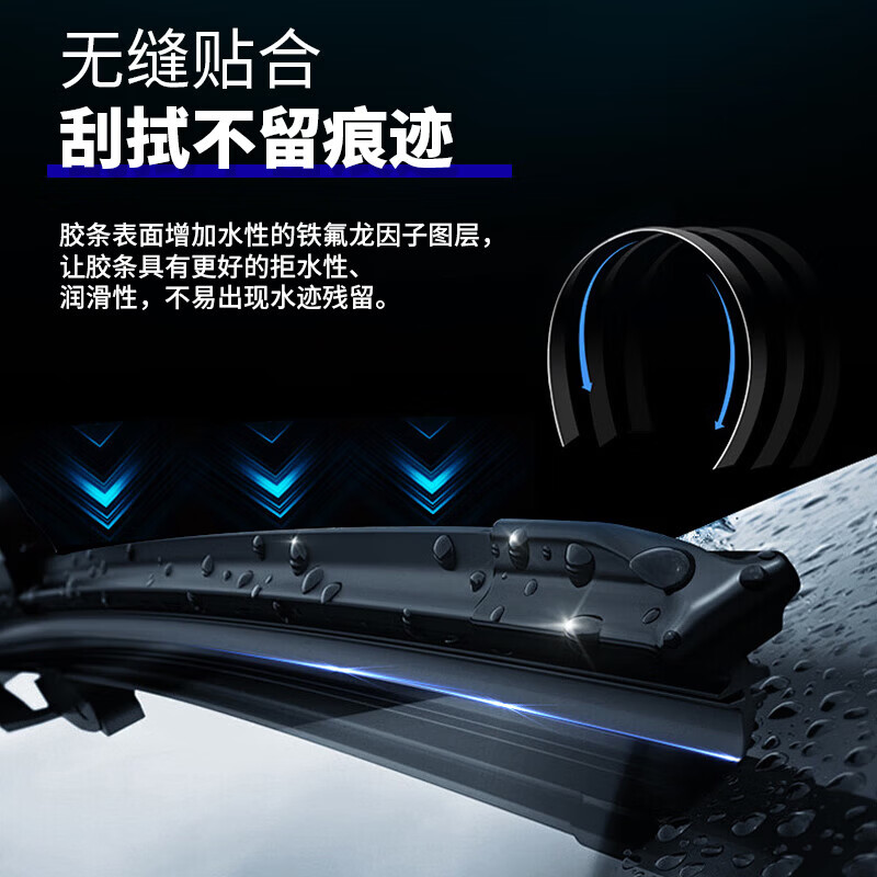 Hot style Honda crv wiper original wiper 12-16 models original boneless rubber strip 17-23 years CRV front CRV (12 to 16 models) front wiper + rear wiper