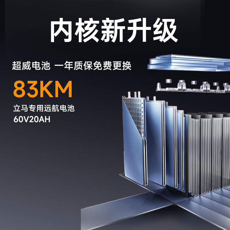 LIMA Electric Motorcycle H2 60km Battery Life Chaowei 60V20Ah Lead-Acid Battery Battery Car Electric Car for Campus Home Travel and Commuting Necessary Electric Car Xingchaka