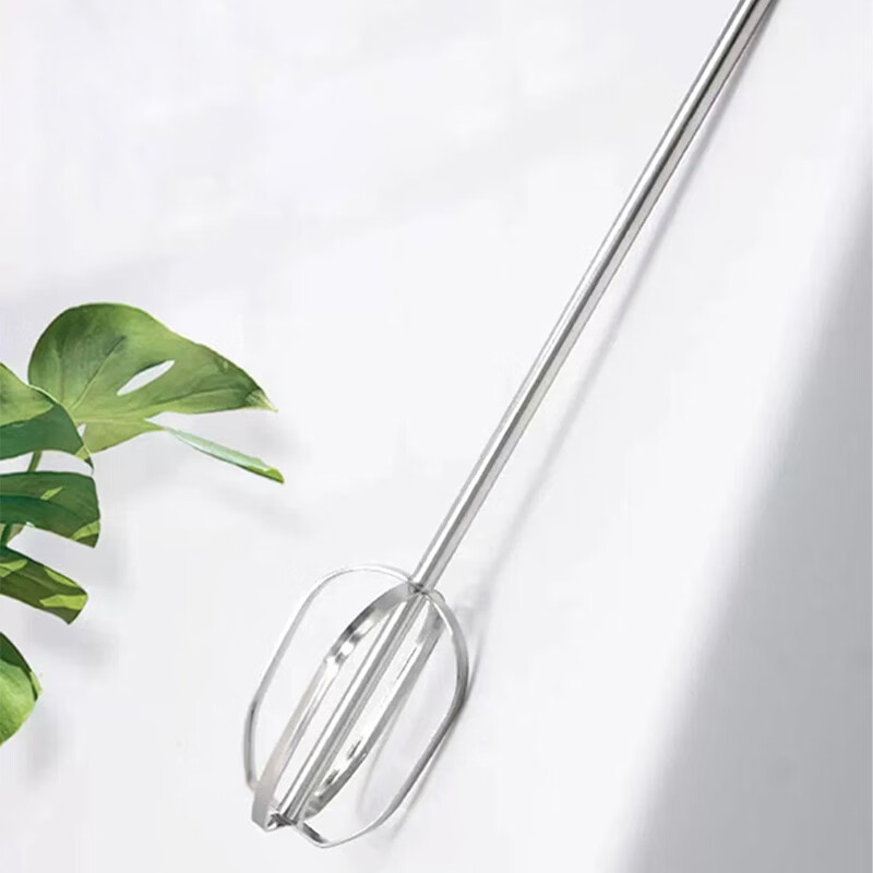 Suican 304 stainless steel electric egg beater 12-wire stirring rod head accessories electric drill commercial household extension and dough meat filling 32cm stainless steel stirring rod 1 pack