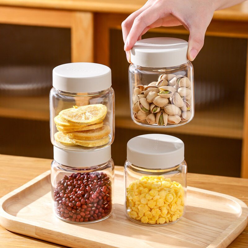 Home KATEI STORY Japanese glass sealed jar food grade glass jar honey candy sugar jar pickle jar kimchi storage storage jar
