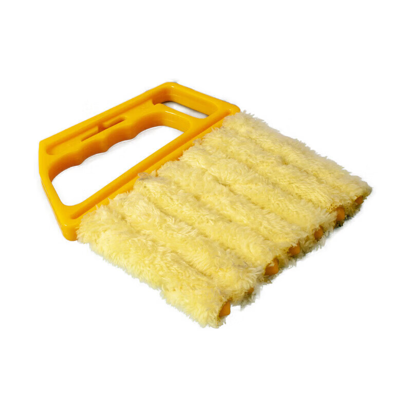 Blind cleaning tool, blind cleaning tool, cleaning air conditioning grille vent gap brush, blind brush, orange seven-claw blind brush, blind cleaner