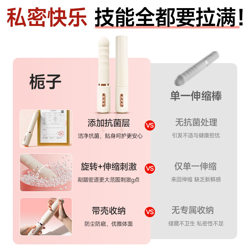 Ji Yu gun machine vibrator women's private perineal massage artifact special toy adult self-comfort vibrating egg sex toy