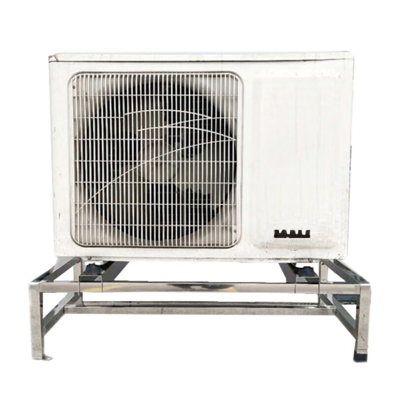 Stainless steel air conditioner outdoor unit bracket air conditioner floor stand anti-rust, anti-corrosion and shock absorption new model in stock 20cm high suitable for 1-1.5.horse 80 long 40 wide
