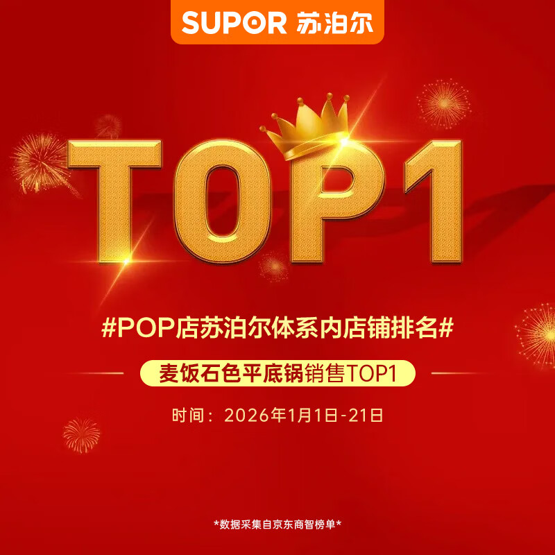 SUPOR pan, non-stick pan, steak frying pan, medical stone color wok, omelette pan, pancake pan, induction cooker, gas universal, recommended 28CM deep, with lid + wooden spatula