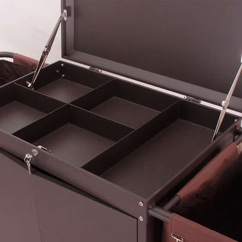 Yusenyi Hotel guest room with door, cover and lock, push linen cart, cleaning service cart, cleaning work cart (painted) 1400x450x1100