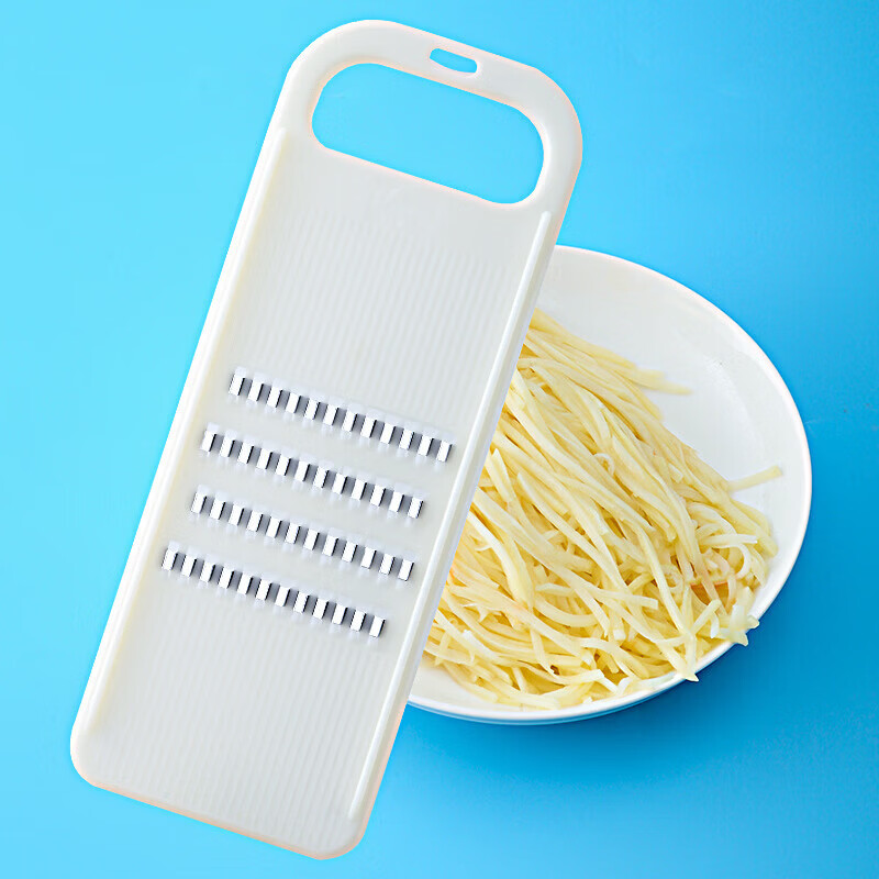 Household hand-friendly grater for cutting potatoes, cucumbers, radish, multifunctional kitchen artifact Nordic Blue