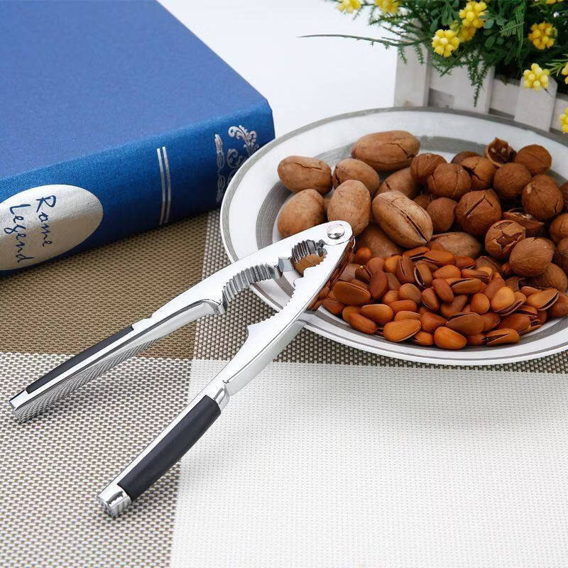 304 stainless steel thickened walnut machine whole hazelnut peeling pliers black peach clamp nut hazelnut dried fruit pliers sheller alloy basic model - plier type comes with walnut needle