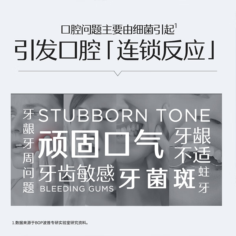 Bop Special Research (bop) active antibacterial peptide toothpaste anti-plaque multi-effect care 120g relieves sensitivity (new and old are shipped randomly)