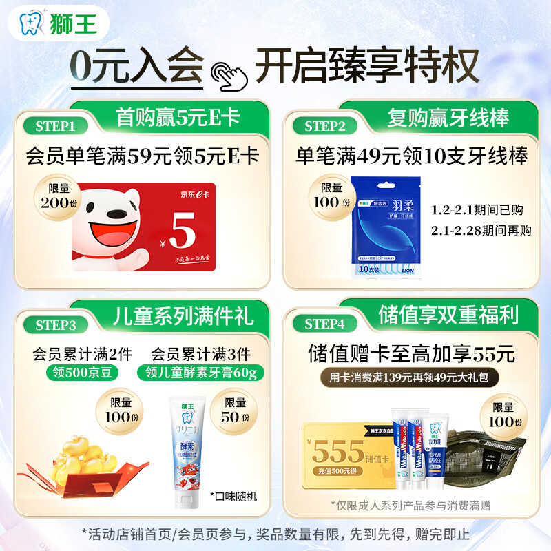 Lion Fine Tooth Cleaning, Wide Thin, Anti-Sensitive and Gum Protecting Toothbrush, 4 soft bristles to relieve sensitivity and reduce bleeding, wide-headed family pack