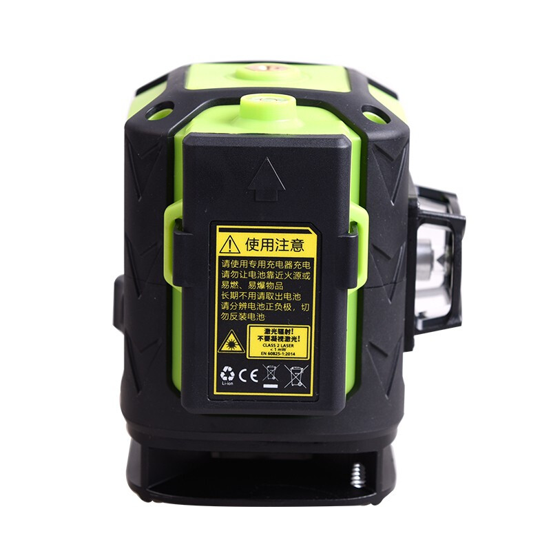 Fukuda floor-mounted wall level 12-line plastering wall infrared level meter laser leveling meter thin line strong light 12-line green light wall-to-ground all-in-one machine