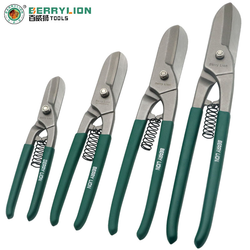 Budweiser Lion scissors German-style heavy-duty stainless steel plate scissors American-style industrial-grade cold-rolled iron plate powerful scissors German-style iron scissors (14 inches)/single pair