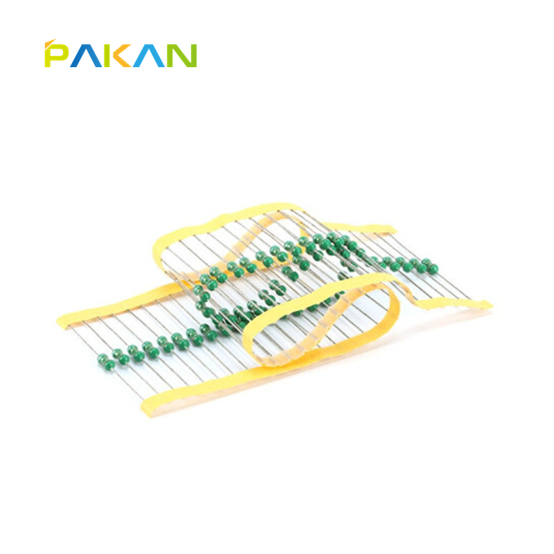 PAKAN 0307 color ring inductor 0.1uH/1uH/10uH/100uH/1MH color code inductor 1/4W inductor 0307 470uH (50 pieces)