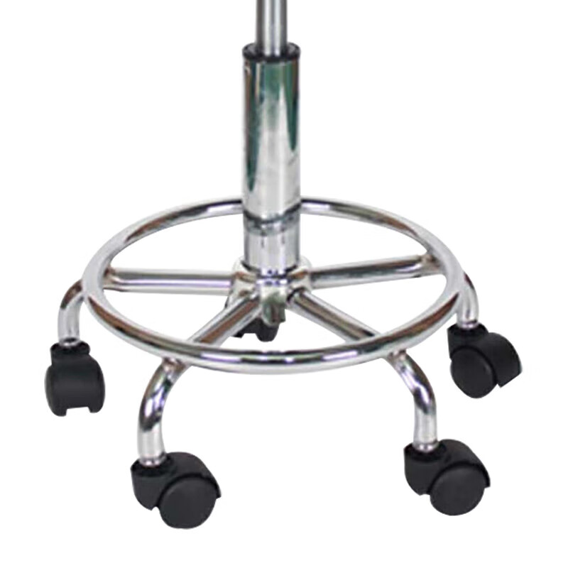 Wenstan WST208 workshop stool stainless steel assembly line work stool round lifting swivel chair hospital workstation wheel type