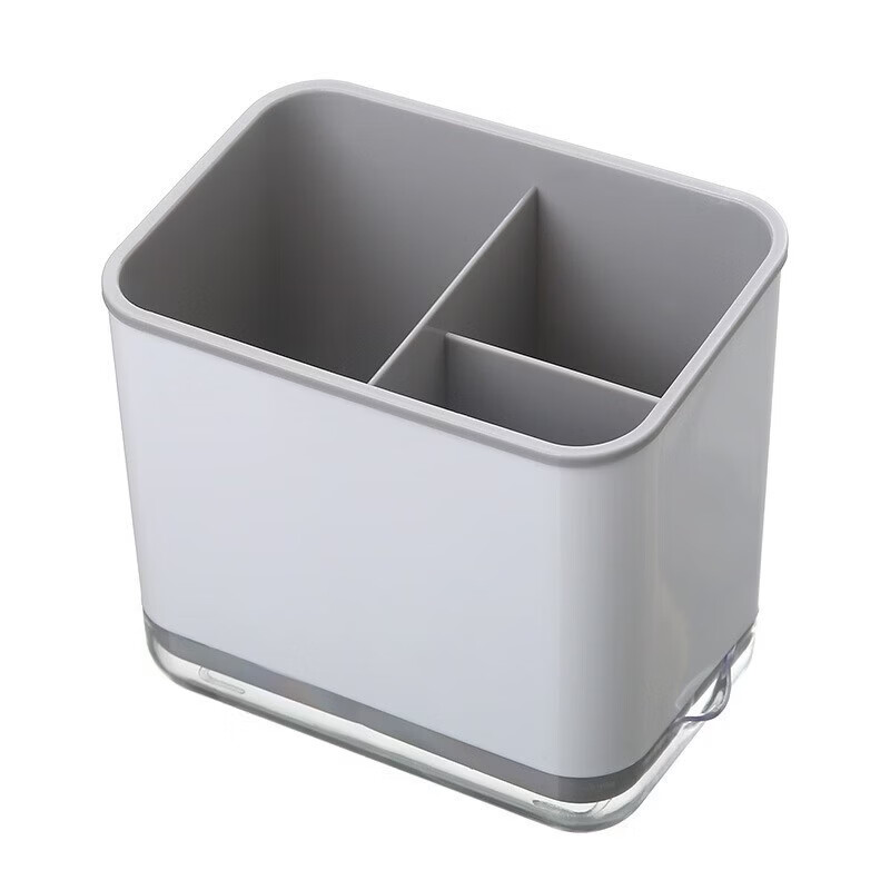 Chopstick barrel storage rack, chopstick basket, spoon storage box, tableware kitchen drain, multi-functional household chopstick cage bucket, chopstick barrel gray 1 piece, can be drained