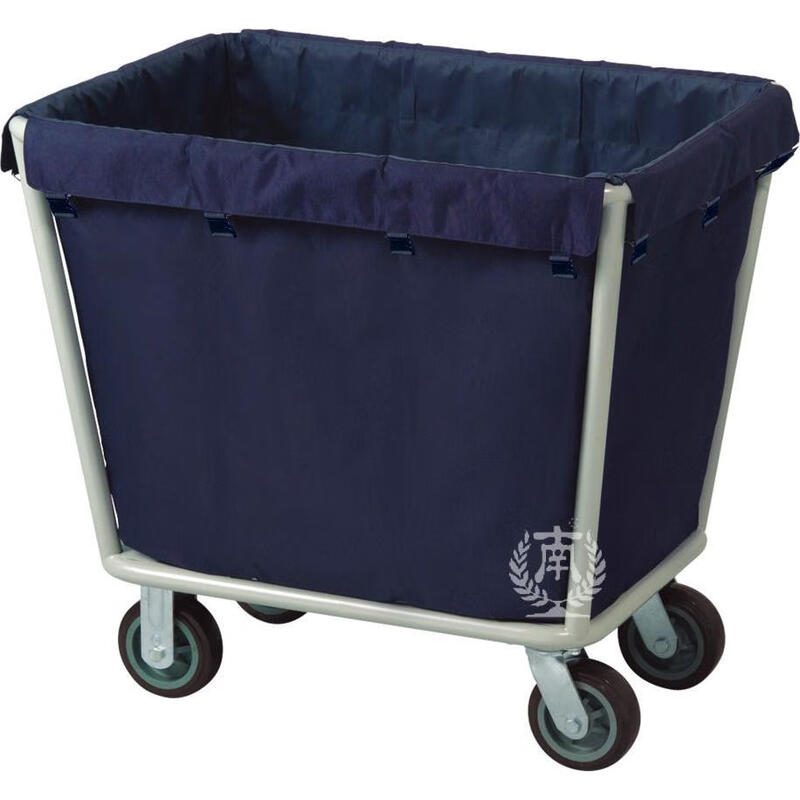 Square C-40 conical stainless steel linen cart, room service cart, dirty clothes collection cart, laundry room cleaning cart, C-40 stainless steel, discounts available upon consultation