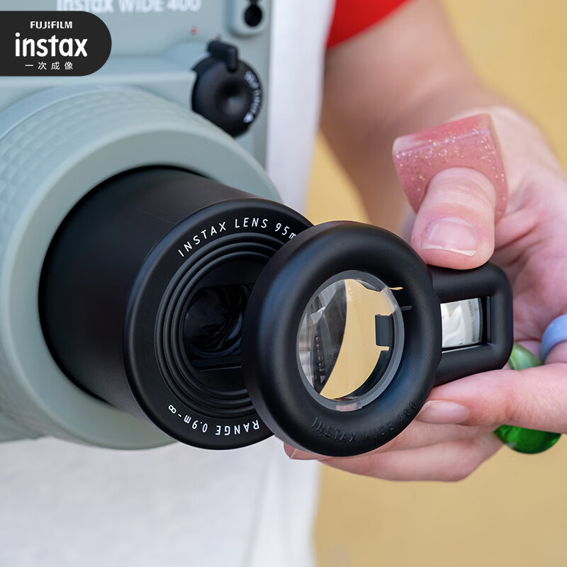 Fuji instax instant camera WIDE400 wilderness totem package three official content + 20 photos + refrigerator magnet + photo album + storage box