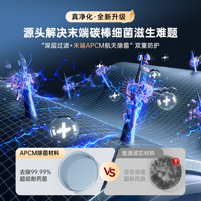 Angel price guarantee 618 Nezha high-speed water purifier 1400G household water purifier 8 long-term RO membrane reverse osmosis kitchen water purifier J3780-ROC186