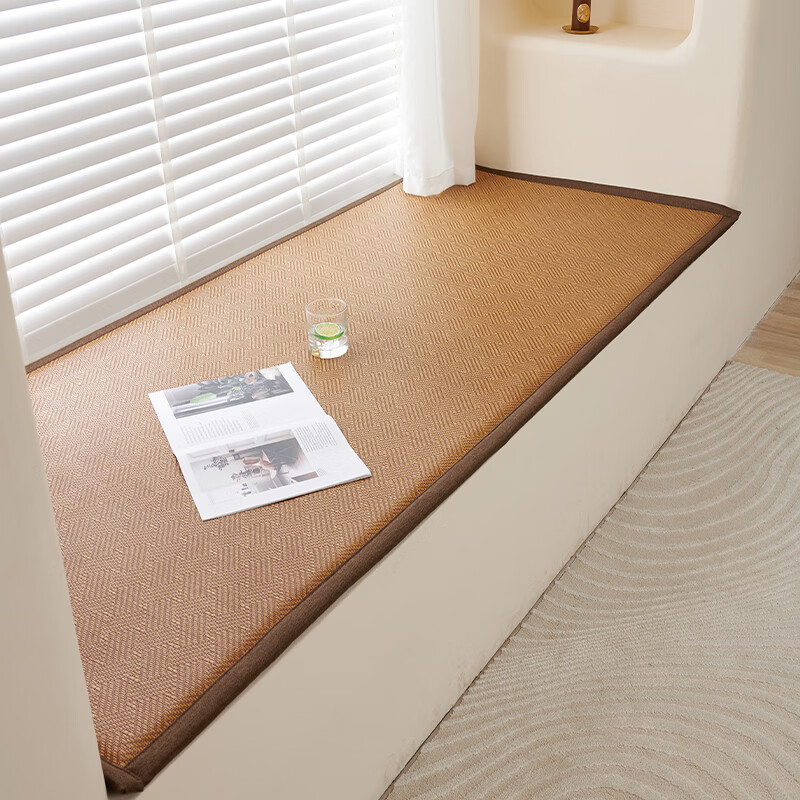 Nanjiren window sill mat bay window mat universal for all seasons master bedroom bay window tatami mat thickened rattan mat summer customization 2026 new youthful years cool but not ice comfortable and skin-friendly 60cm*200cm thick about 2cm
