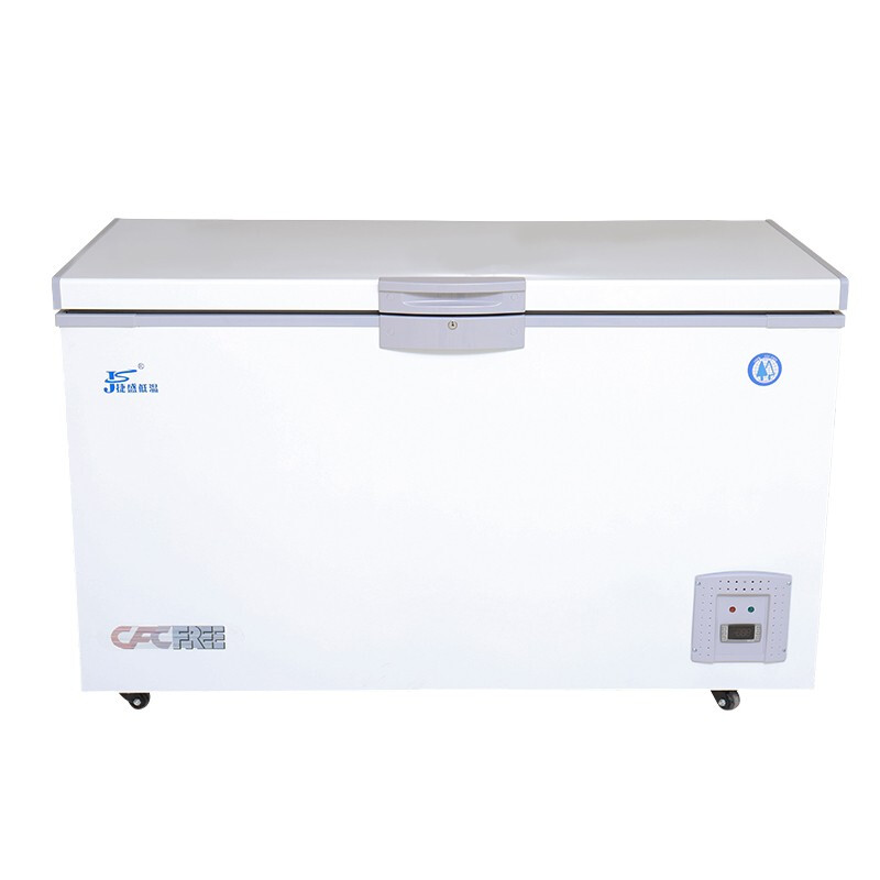 Jiesheng ultra-low temperature freezer horizontal 418 liters deep-cold low-temperature frozen commercial tuna sashimi sea fishing seafood experimental refrigerator warranty three years delivery to your door minus 65 degrees horizontal 418 liters 418 liters