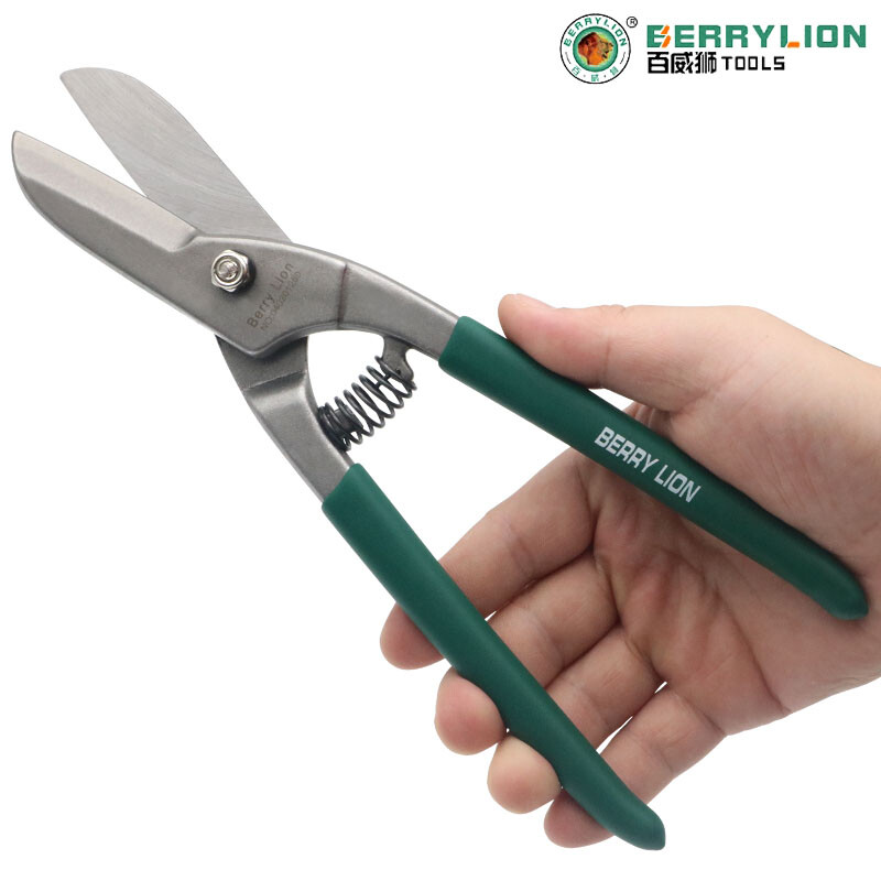 Budweiser Lion scissors German-style heavy-duty stainless steel plate scissors American-style industrial-grade cold-rolled iron plate powerful scissors German-style iron scissors (14 inches)/single pair