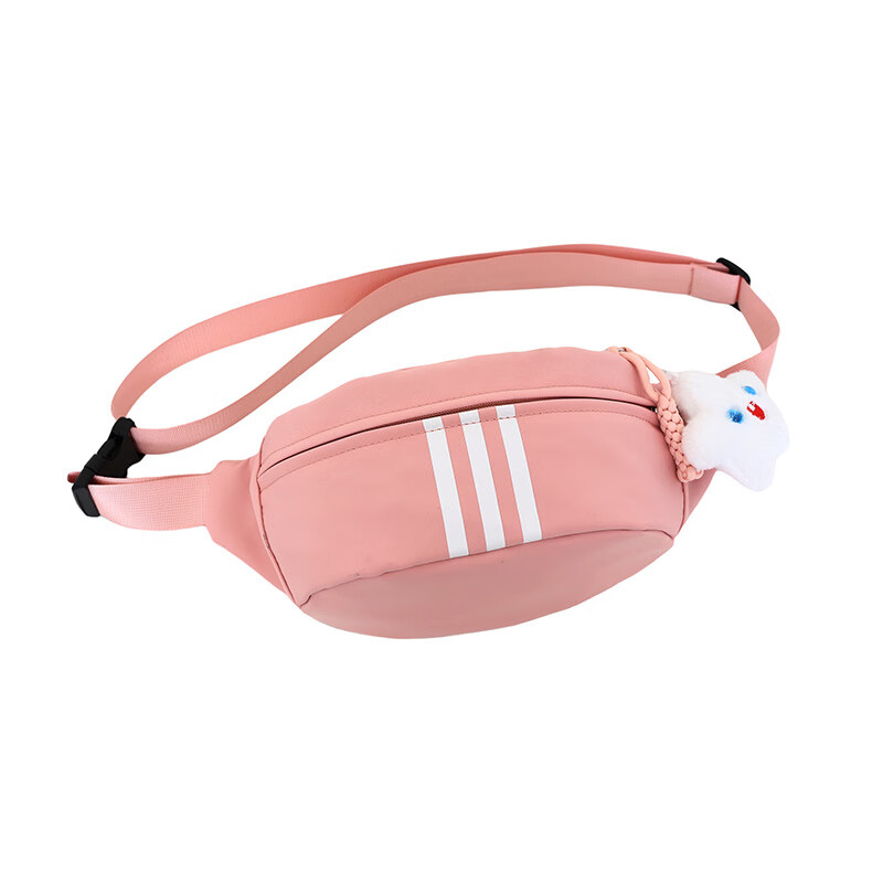 QUEENJOY trendy brand crossbody bag for men, casual Japanese style small backpack, chest bag, crossbody women's shoulder bag, men's trendy student sports waist bag, black, no accessories