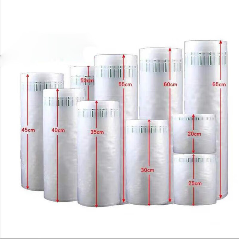 Minggu air column bag roll material anti-fall and shockproof buffer inflatable bag bubble column air column roll bag inflatable column roll film air bag standard model 45cm*300m long CD410157