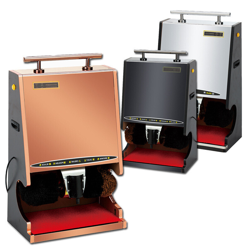 Nast DA2115 shoe polisher fully automatic induction shoe polisher hotel lobby commercial vertical polishing electric shoe polisher black gold