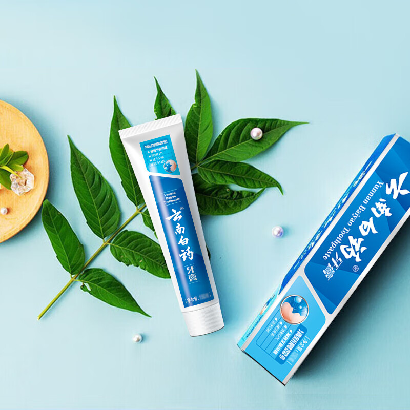 Yunnan Baiyao Classic Series Toothpaste Double Care Fresh Breath Cleans Teeth and Protects Gums Fresh Morning Dew Fragrance 150g