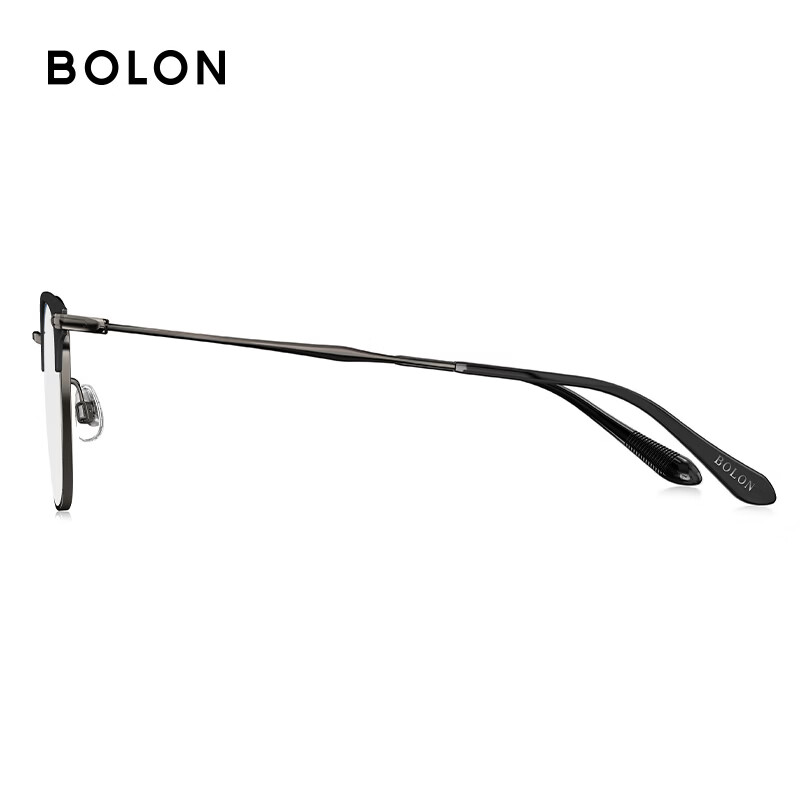 BOLON Tyrannosaurus glasses classic best-selling style myopia glasses frame light business eyebrow frame optical mirror men and women BJ6105 *titanium frame upgrade* titanium/10g BA7067B11 +0 yuan with anti-blue light lens 0 degree