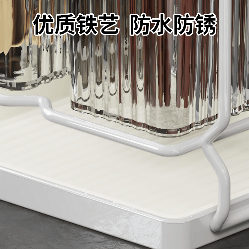 Ke Xiangtu Kitchen Chopstick Storage Rack Wall-mounted Household Light Luxury Drainage Chopstick Tube Tool Chopstick Cage Organizing and Storage Rack White-Single Tube Basic Model