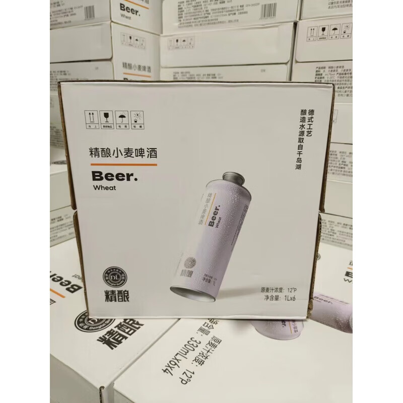 Fat Donglai Xuchang Fat Donglai beer 1L*6 cans craft beer supermarket online purchase Fat Donglai supermarket 1L*6 cans-full box delivery