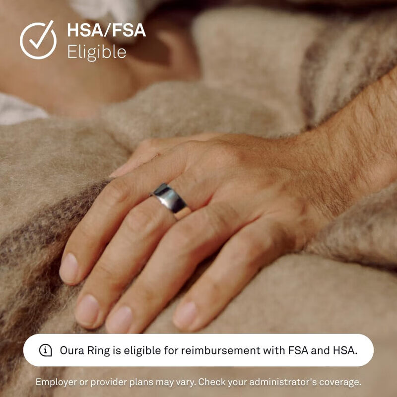 OURARing 5 Wang Hong same style smart ring sleep monitoring health tracking heart rate temperature exercise recovery ring oura ring brushed silver 11