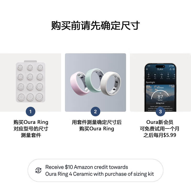 OURARing 5 Wang Hong same style smart ring sleep monitoring health tracking heart rate temperature exercise recovery ring oura ring brushed silver 11