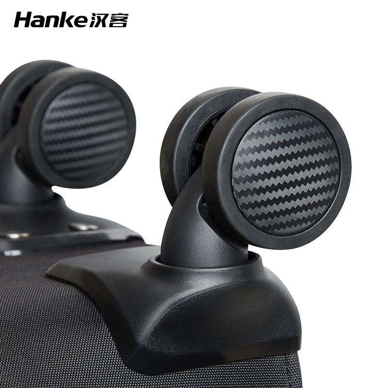 Hanker luggage large-capacity trolley case for men and women business commuter boarding pass travel box code travel luggage student black wear-resistant/expandable 20 inches short-distance/30 liter boarding size