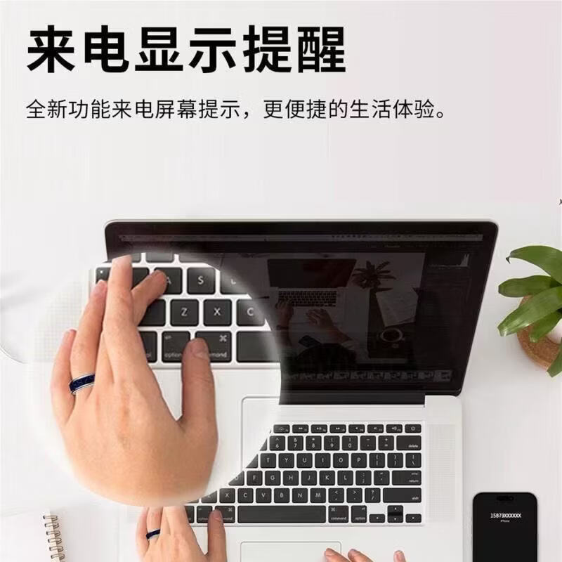 Smart health ring accurately monitors heart rate, blood oxygen, sleep, temperature, pressure, steps, calories, IP68 waterproof, swimming and bathing, wearable, magnetic fast charging, super long battery life, thin, bright gold, free charging compartment, size 13, 22.3mm, recommended 80-85kg
