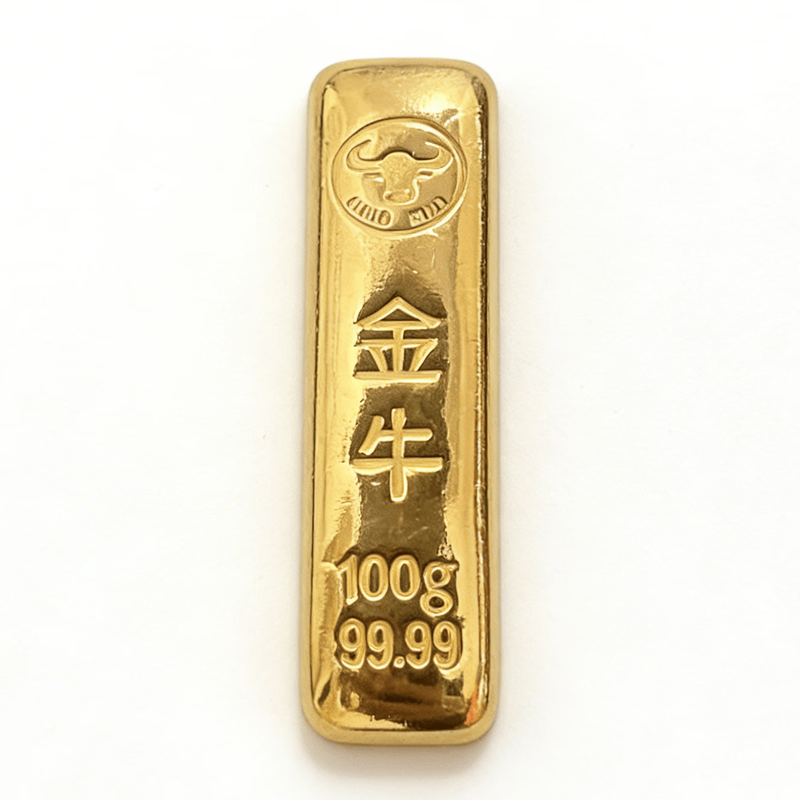 Rongbao Huitong 100g gold bar solid gold gold bar investment collection gift wealth gold bar
