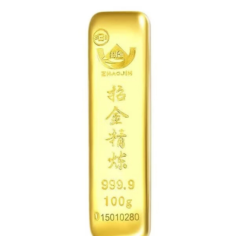 Rongbao Huitong 100g gold bar solid gold gold bar investment collection gift wealth gold bar