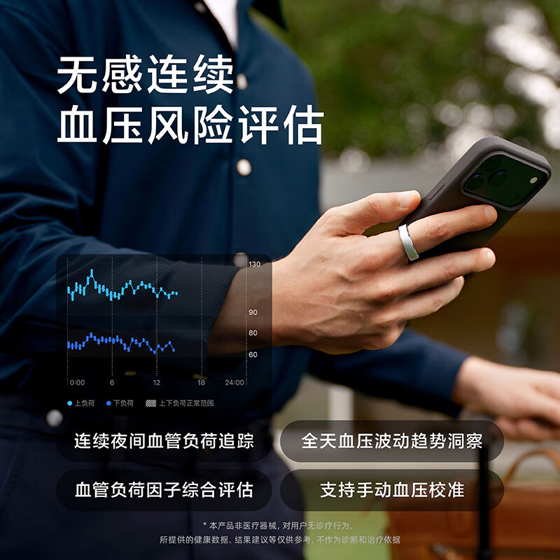 RingConn Gen 3 Smart Ring Sleep Monitoring Exercise Heart Rate Blood Oxygen Sleep Monitoring Blood Pressure Monitoring Vibration Reminder AI Health Ring Satin Rose Gold No. 9