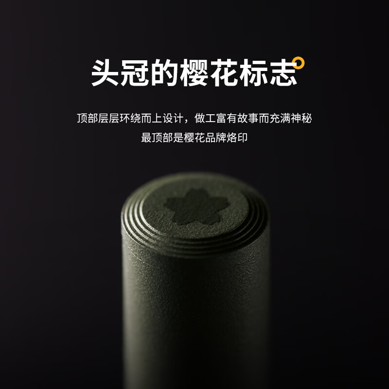 SAKURA New Product Gift Box Signature Pen Ball Ball Pen Brass Pen Teacher's Day Gift Award Imported High-end Metal Rod Gift Pen 007 High-Looking Midnight Blue