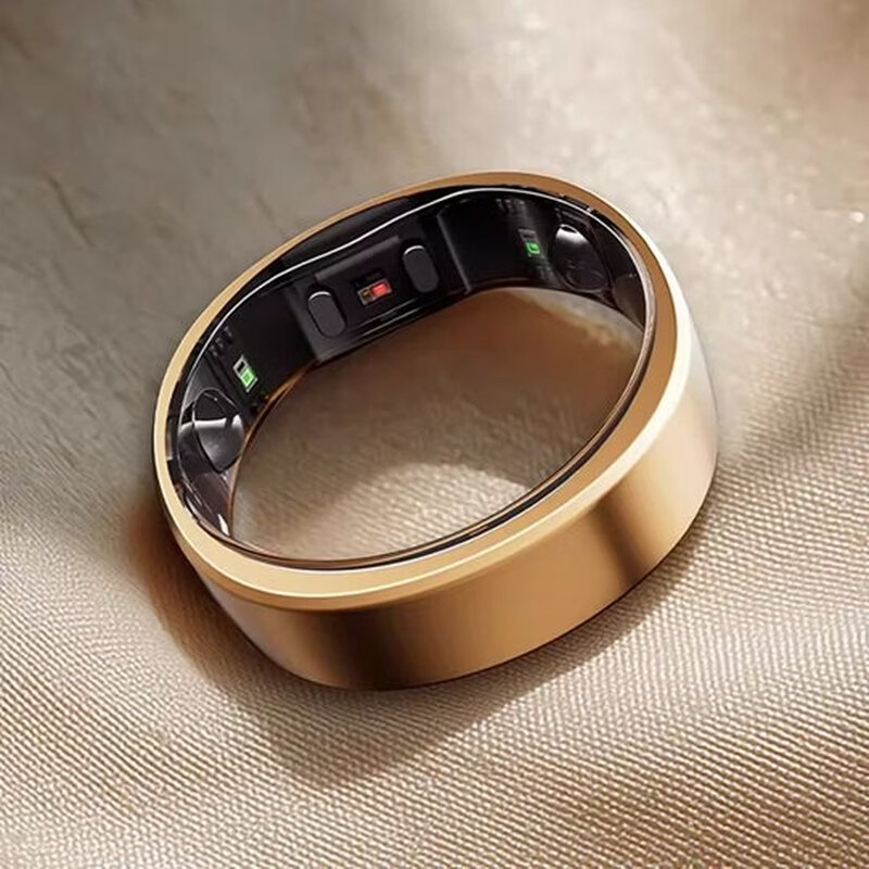 RingConn flagship smart ring sleep breathing monitoring heart rate variability blood oxygen female menstrual period prediction menstruation health guidance 12 days long battery life rose gold limited edition No. 10 (19.90mm)