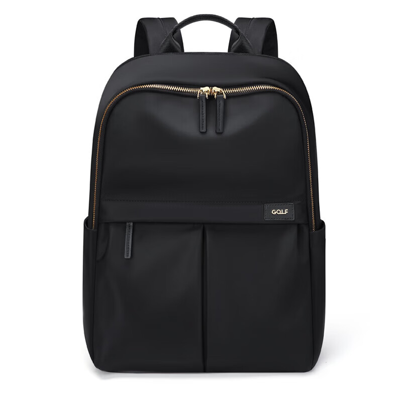 Golf (GOLF) Computer Backpack Women's 14/15 Inch Apple Huawei Laptop Bag School Bag Women's Backpack Elegant Black