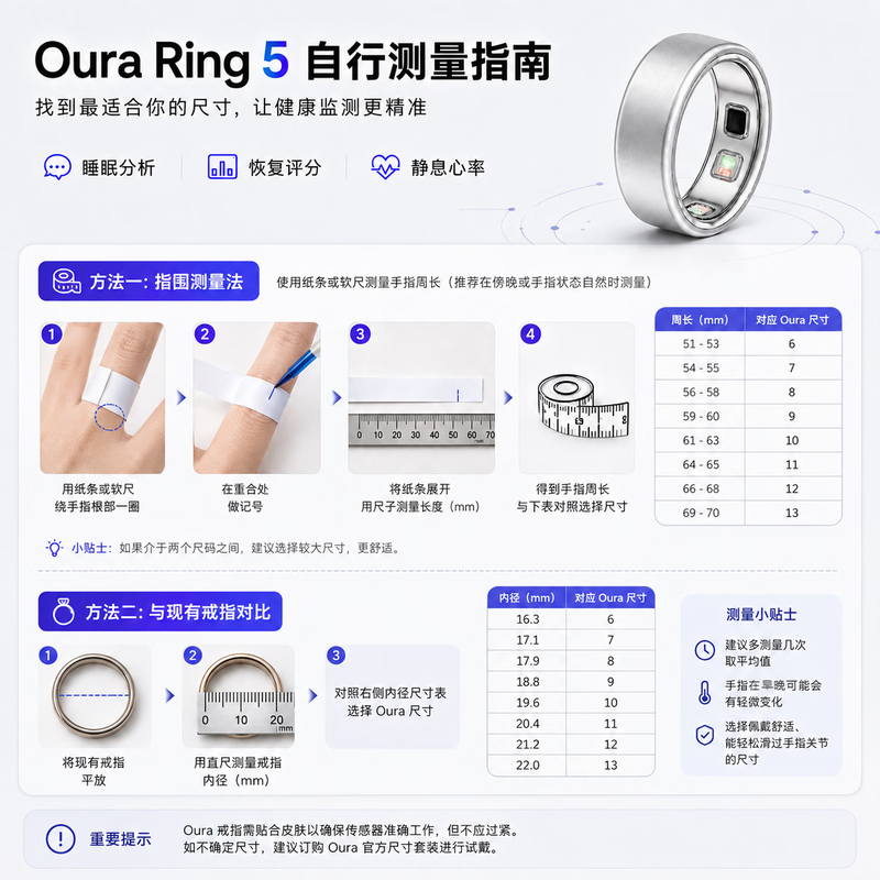 OURARing 5 Wang Hong same style smart ring sleep monitoring health tracking heart rate temperature exercise recovery ring oura ring brushed silver 11
