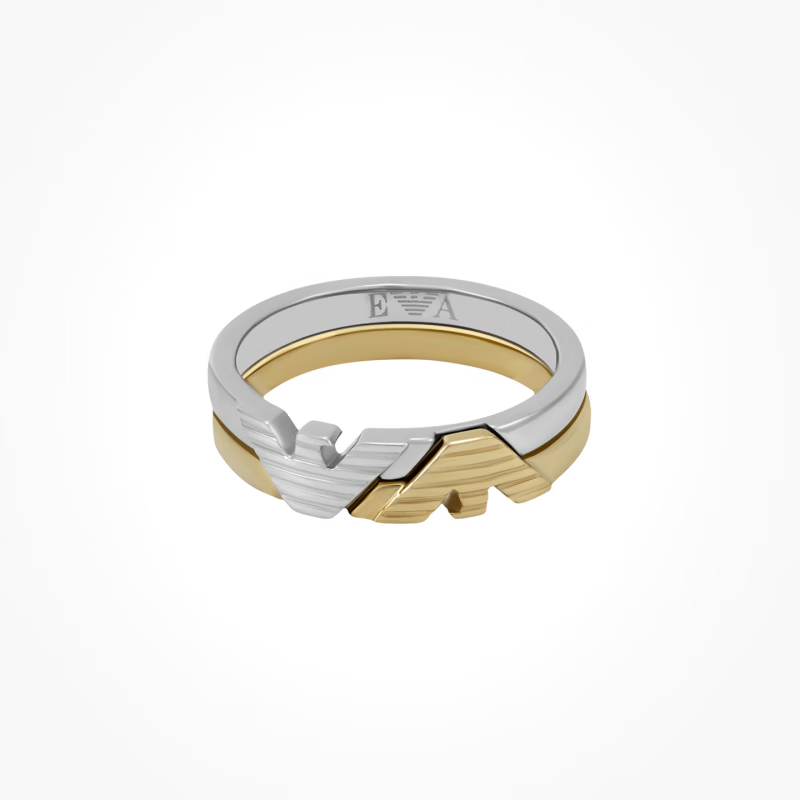 Armani (ARMANI) Zeng Shunxi's same style couples series couple ring for women EGS3232040-9