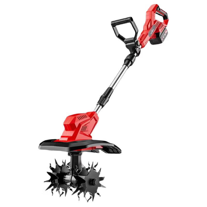 Delixi Electric electric cultivator, rechargeable vegetable garden special scarifier, high-power vegetable field hoeing machine, lithium battery micro-tiller, rotary tillage, single battery 10.0AH, all-purpose scarifier + rotary tillage + weeding, Fortune 500 company, Delixi Electric brand new and authentic