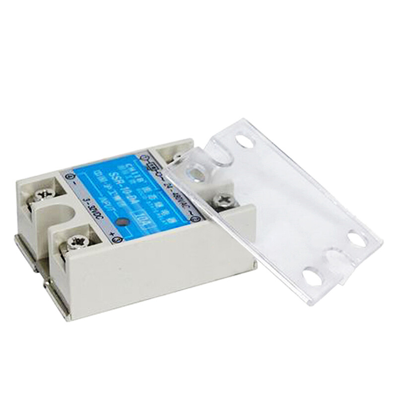Single-phase solid state relay small 40A60A100 DC controlled AC SSR-25DA 12V24V220V SSR-60DA 60A